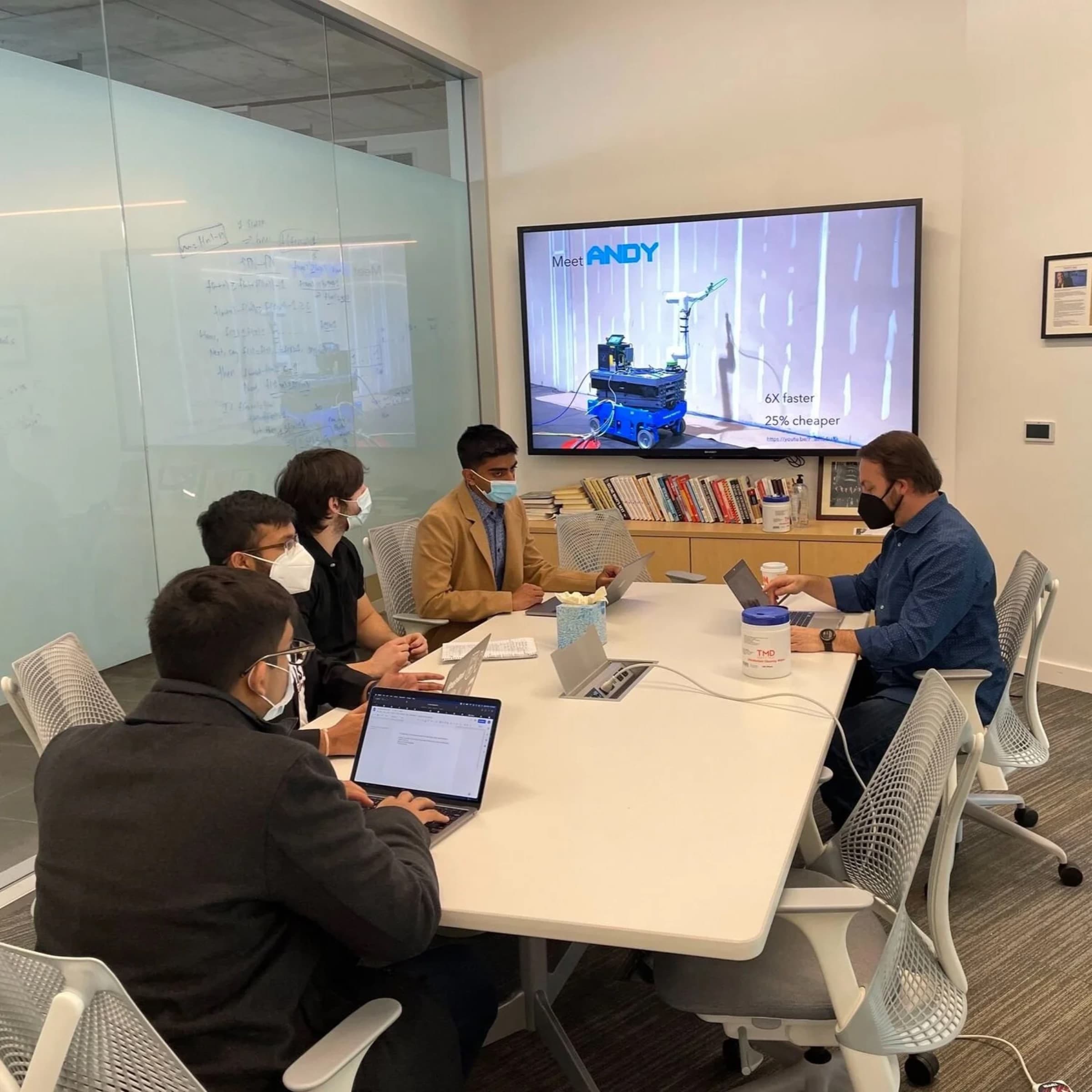 Scottie Ventures analysts working through a live case competition