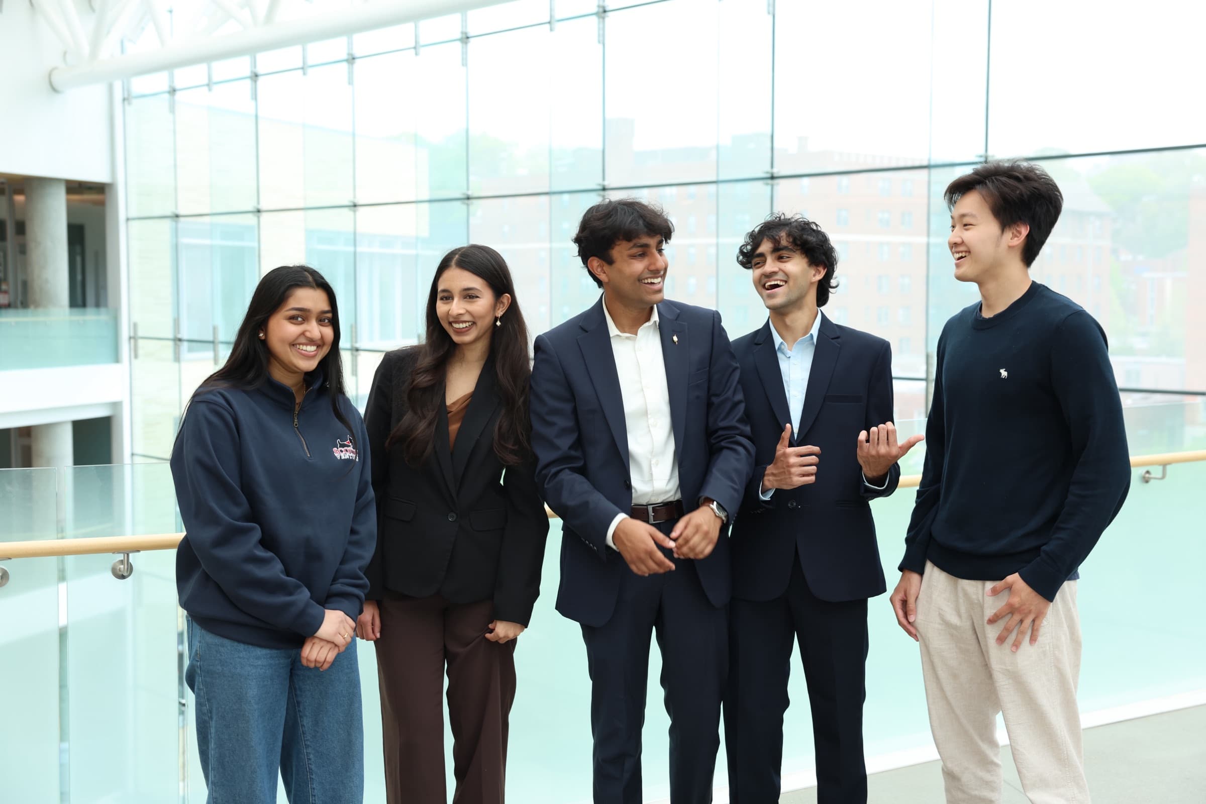 Scottie Ventures leaders together at the Tepper Quad